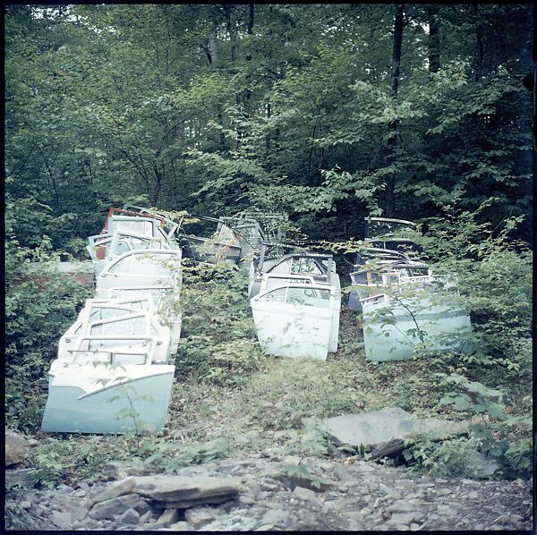 [192 Views of Junked Cars for Fortune Article "The Auto Junkyard"], Walker Evans (American, St. Louis, Missouri 1903–1975 New Haven, Connecticut), Color film transparency