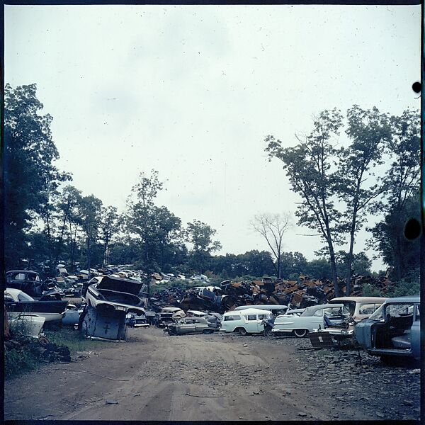 [192 Views of Junked Cars for Fortune Article "The Auto Junkyard"], Walker Evans (American, St. Louis, Missouri 1903–1975 New Haven, Connecticut), Color film transparency