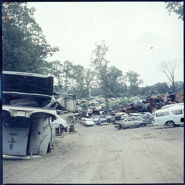 [192 Views of Junked Cars for Fortune Article "The Auto Junkyard"], Walker Evans (American, St. Louis, Missouri 1903–1975 New Haven, Connecticut), Color film transparency