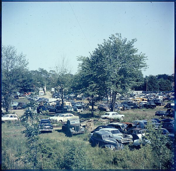 [192 Views of Junked Cars for Fortune Article "The Auto Junkyard"], Walker Evans (American, St. Louis, Missouri 1903–1975 New Haven, Connecticut), Color film transparency