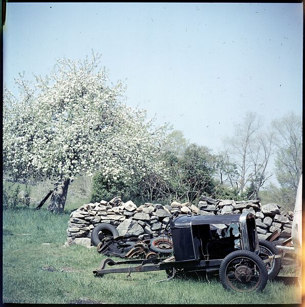 [192 Views of Junked Cars for Fortune Article "The Auto Junkyard"], Walker Evans (American, St. Louis, Missouri 1903–1975 New Haven, Connecticut), Color film transparency