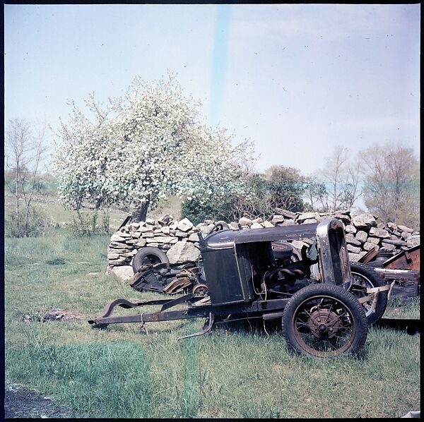 [192 Views of Junked Cars for Fortune Article "The Auto Junkyard"], Walker Evans (American, St. Louis, Missouri 1903–1975 New Haven, Connecticut), Color film transparency