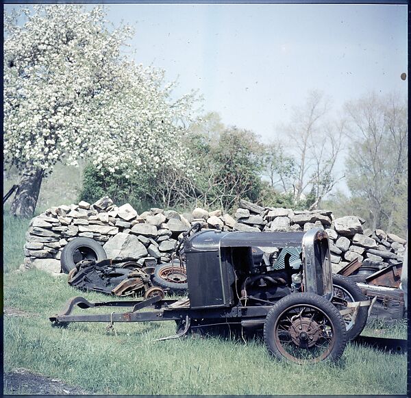 [192 Views of Junked Cars for Fortune Article "The Auto Junkyard"], Walker Evans (American, St. Louis, Missouri 1903–1975 New Haven, Connecticut), Color film transparency