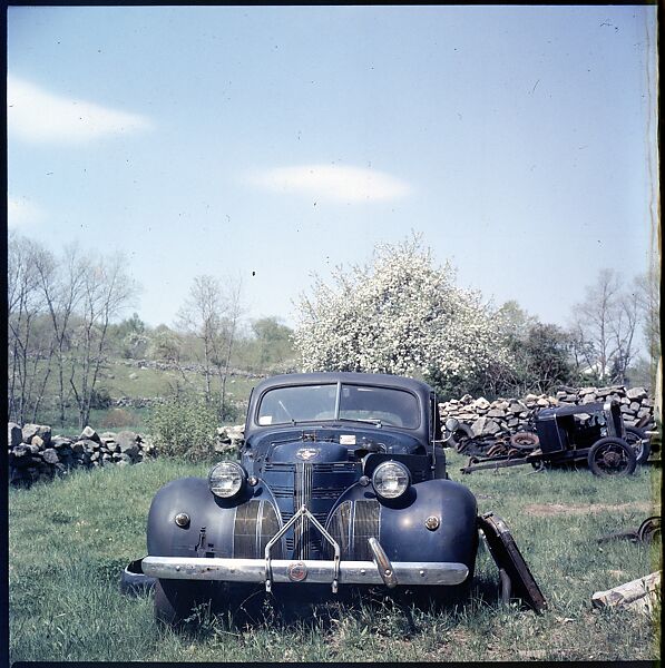 [192 Views of Junked Cars for Fortune Article "The Auto Junkyard"], Walker Evans (American, St. Louis, Missouri 1903–1975 New Haven, Connecticut), Color film transparency