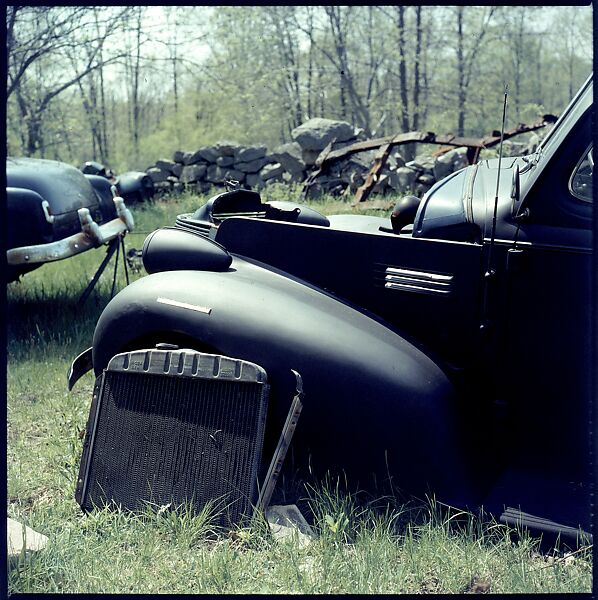 [192 Views of Junked Cars for Fortune Article "The Auto Junkyard"], Walker Evans (American, St. Louis, Missouri 1903–1975 New Haven, Connecticut), Color film transparency