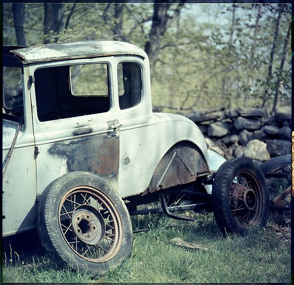 [192 Views of Junked Cars for Fortune Article "The Auto Junkyard"], Walker Evans (American, St. Louis, Missouri 1903–1975 New Haven, Connecticut), Color film transparency