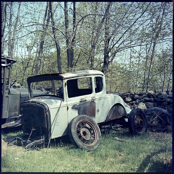 [192 Views of Junked Cars for Fortune Article "The Auto Junkyard"], Walker Evans (American, St. Louis, Missouri 1903–1975 New Haven, Connecticut), Color film transparency