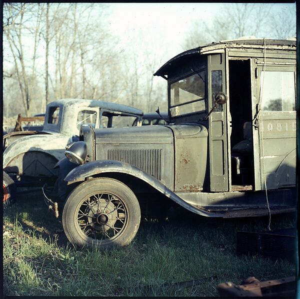 [192 Views of Junked Cars for Fortune Article "The Auto Junkyard"], Walker Evans (American, St. Louis, Missouri 1903–1975 New Haven, Connecticut), Color film transparency