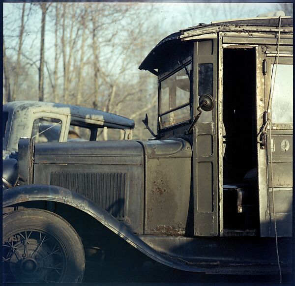 [192 Views of Junked Cars for Fortune Article "The Auto Junkyard"], Walker Evans (American, St. Louis, Missouri 1903–1975 New Haven, Connecticut), Color film transparency