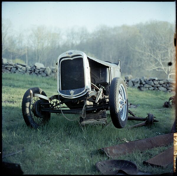 [192 Views of Junked Cars for Fortune Article "The Auto Junkyard"], Walker Evans (American, St. Louis, Missouri 1903–1975 New Haven, Connecticut), Color film transparency