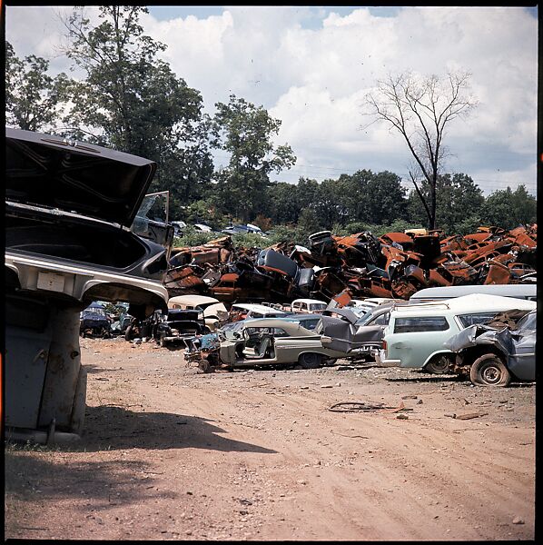 [192 Views of Junked Cars for Fortune Article "The Auto Junkyard"], Walker Evans (American, St. Louis, Missouri 1903–1975 New Haven, Connecticut), Color film transparency