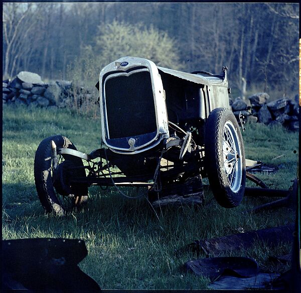 [192 Views of Junked Cars for Fortune Article "The Auto Junkyard"], Walker Evans (American, St. Louis, Missouri 1903–1975 New Haven, Connecticut), Color film transparency