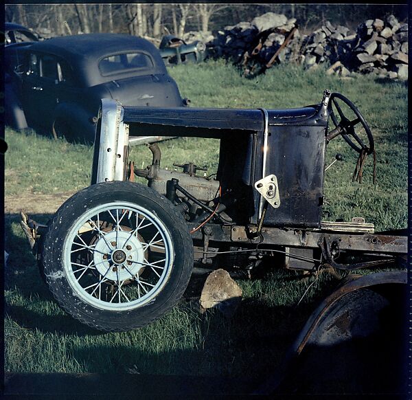 [192 Views of Junked Cars for Fortune Article "The Auto Junkyard"], Walker Evans (American, St. Louis, Missouri 1903–1975 New Haven, Connecticut), Color film transparency