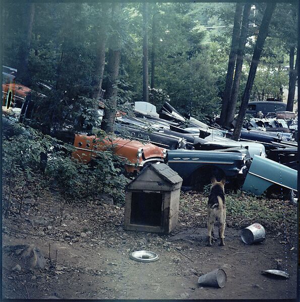 [192 Views of Junked Cars for Fortune Article "The Auto Junkyard"], Walker Evans (American, St. Louis, Missouri 1903–1975 New Haven, Connecticut), Color film transparency