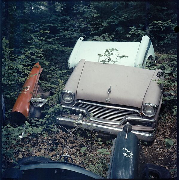 [192 Views of Junked Cars for Fortune Article "The Auto Junkyard"], Walker Evans (American, St. Louis, Missouri 1903–1975 New Haven, Connecticut), Color film transparency
