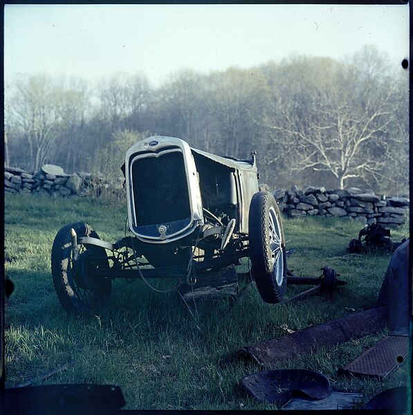 [192 Views of Junked Cars for Fortune Article "The Auto Junkyard"], Walker Evans (American, St. Louis, Missouri 1903–1975 New Haven, Connecticut), Color film transparency