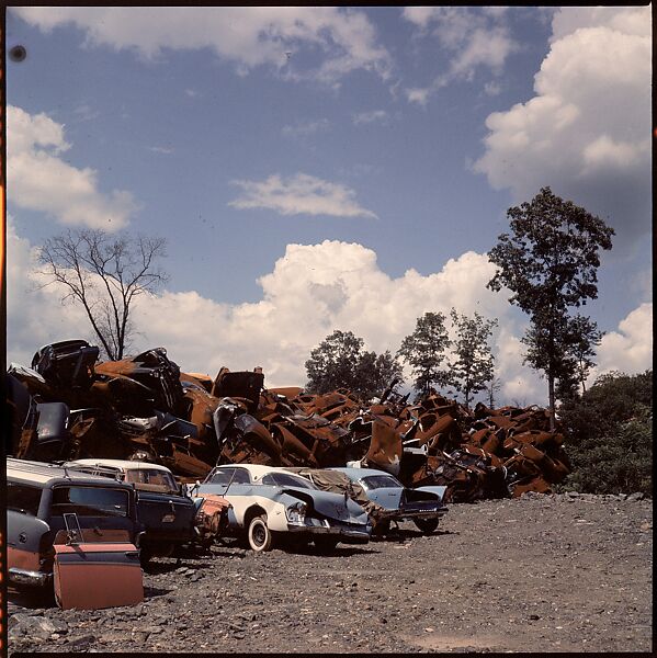 [192 Views of Junked Cars for Fortune Article "The Auto Junkyard"], Walker Evans (American, St. Louis, Missouri 1903–1975 New Haven, Connecticut), Color film transparency