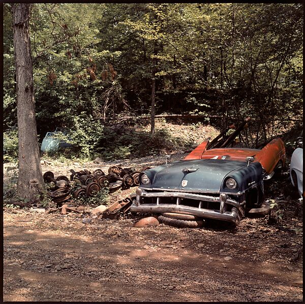 [192 Views of Junked Cars for Fortune Article "The Auto Junkyard"], Walker Evans (American, St. Louis, Missouri 1903–1975 New Haven, Connecticut), Color film transparency