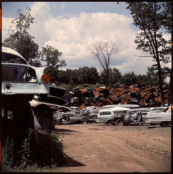 [192 Views of Junked Cars for Fortune Article "The Auto Junkyard"], Walker Evans (American, St. Louis, Missouri 1903–1975 New Haven, Connecticut), Color film transparency