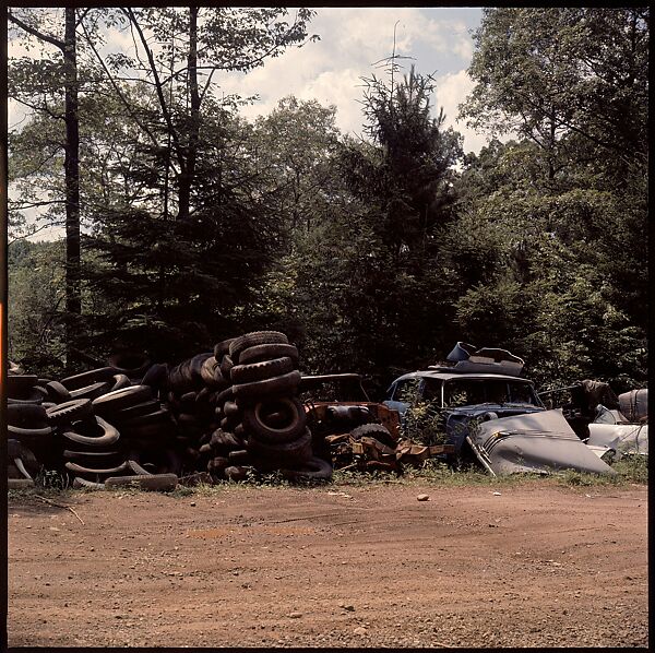[192 Views of Junked Cars for Fortune Article "The Auto Junkyard"], Walker Evans (American, St. Louis, Missouri 1903–1975 New Haven, Connecticut), Color film transparency