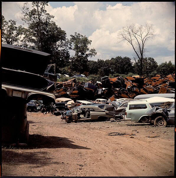 [192 Views of Junked Cars for Fortune Article "The Auto Junkyard"], Walker Evans (American, St. Louis, Missouri 1903–1975 New Haven, Connecticut), Color film transparency