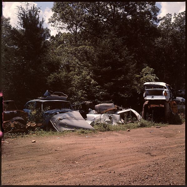 [192 Views of Junked Cars for Fortune Article "The Auto Junkyard"], Walker Evans (American, St. Louis, Missouri 1903–1975 New Haven, Connecticut), Color film transparency