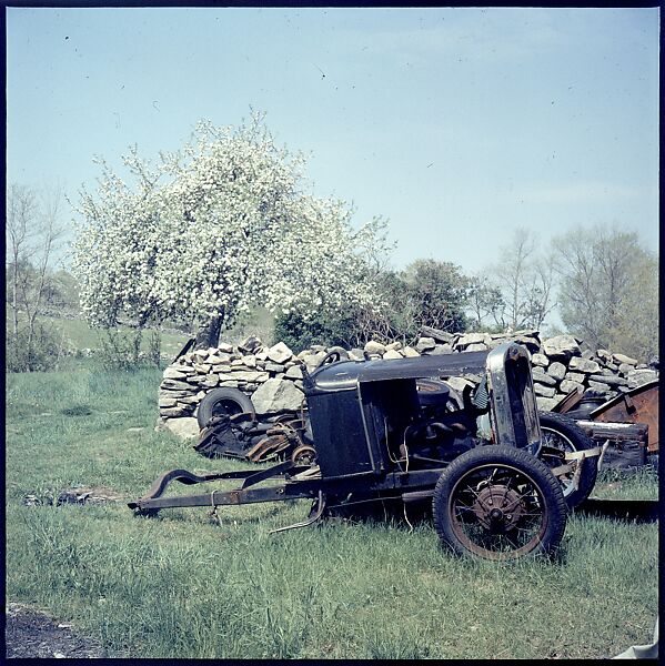 [192 Views of Junked Cars for Fortune Article "The Auto Junkyard"], Walker Evans (American, St. Louis, Missouri 1903–1975 New Haven, Connecticut), Color film transparency