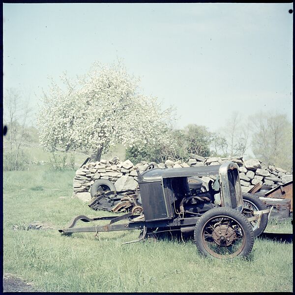 [192 Views of Junked Cars for Fortune Article "The Auto Junkyard"], Walker Evans (American, St. Louis, Missouri 1903–1975 New Haven, Connecticut), Color film transparency