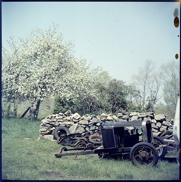 [192 Views of Junked Cars for Fortune Article "The Auto Junkyard"], Walker Evans (American, St. Louis, Missouri 1903–1975 New Haven, Connecticut), Color film transparency