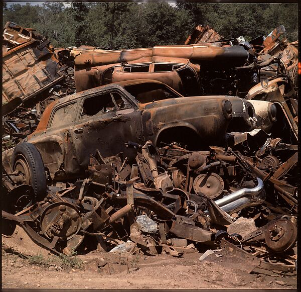 [192 Views of Junked Cars for Fortune Article "The Auto Junkyard"], Walker Evans (American, St. Louis, Missouri 1903–1975 New Haven, Connecticut), Color film transparency