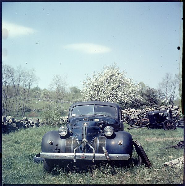 [192 Views of Junked Cars for Fortune Article "The Auto Junkyard"], Walker Evans (American, St. Louis, Missouri 1903–1975 New Haven, Connecticut), Color film transparency