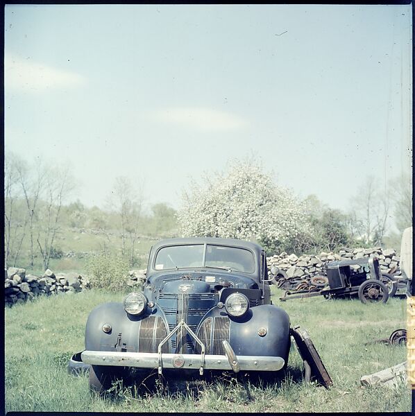 [192 Views of Junked Cars for Fortune Article "The Auto Junkyard"], Walker Evans (American, St. Louis, Missouri 1903–1975 New Haven, Connecticut), Color film transparency