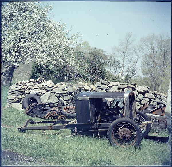 [192 Views of Junked Cars for Fortune Article "The Auto Junkyard"], Walker Evans (American, St. Louis, Missouri 1903–1975 New Haven, Connecticut), Color film transparency