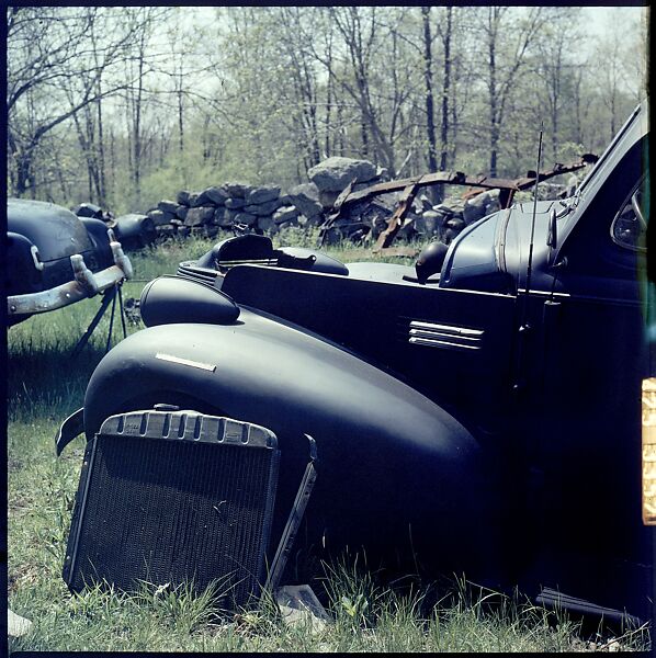 [192 Views of Junked Cars for Fortune Article "The Auto Junkyard"], Walker Evans (American, St. Louis, Missouri 1903–1975 New Haven, Connecticut), Color film transparency