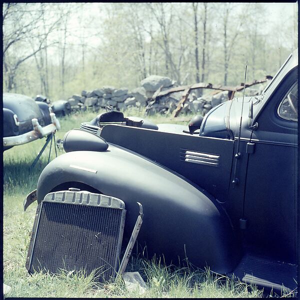 [192 Views of Junked Cars for Fortune Article "The Auto Junkyard"], Walker Evans (American, St. Louis, Missouri 1903–1975 New Haven, Connecticut), Color film transparency