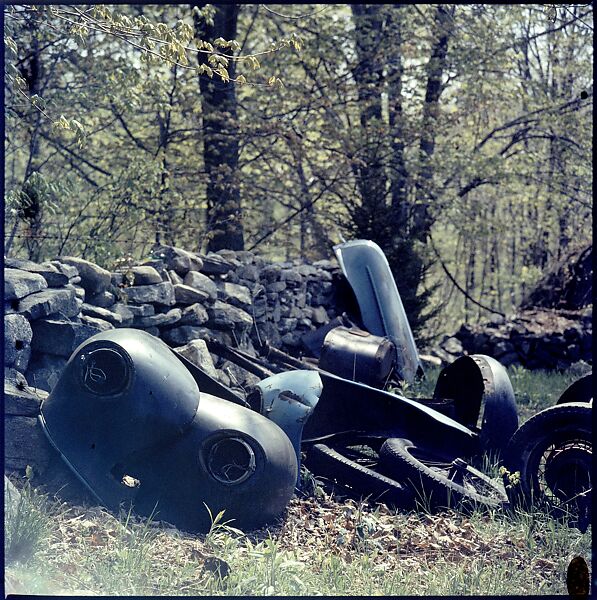 [192 Views of Junked Cars for Fortune Article "The Auto Junkyard"], Walker Evans (American, St. Louis, Missouri 1903–1975 New Haven, Connecticut), Color film transparency