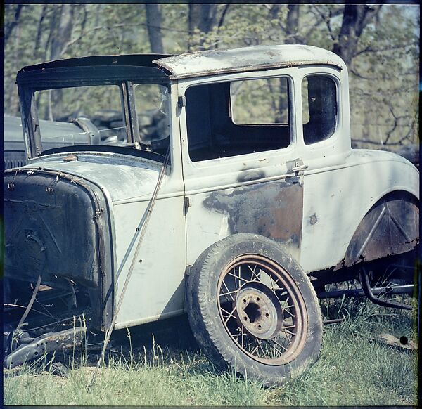[192 Views of Junked Cars for Fortune Article "The Auto Junkyard"], Walker Evans (American, St. Louis, Missouri 1903–1975 New Haven, Connecticut), Color film transparency