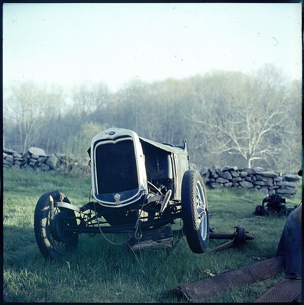 [192 Views of Junked Cars for Fortune Article "The Auto Junkyard"], Walker Evans (American, St. Louis, Missouri 1903–1975 New Haven, Connecticut), Color film transparency