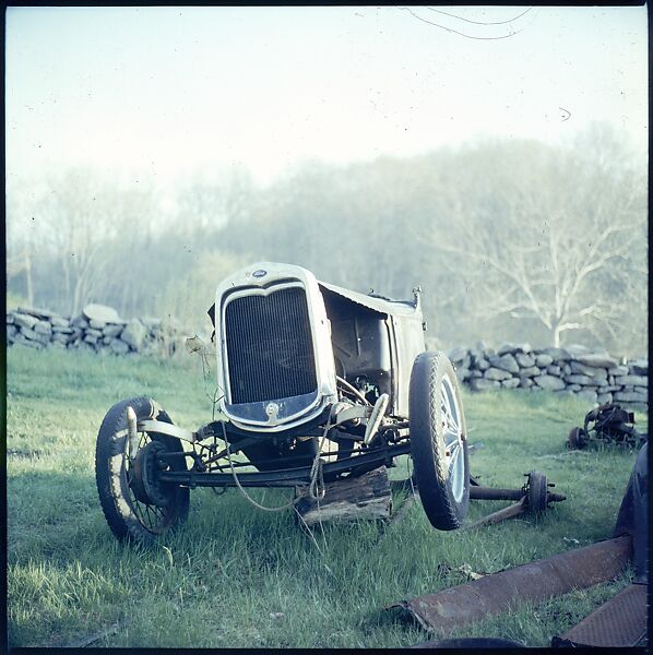 [192 Views of Junked Cars for Fortune Article "The Auto Junkyard"], Walker Evans (American, St. Louis, Missouri 1903–1975 New Haven, Connecticut), Color film transparency