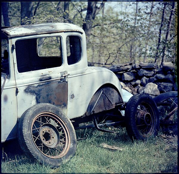 [192 Views of Junked Cars for Fortune Article "The Auto Junkyard"], Walker Evans (American, St. Louis, Missouri 1903–1975 New Haven, Connecticut), Color film transparency