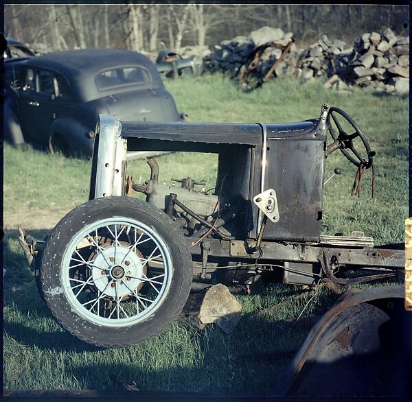 [192 Views of Junked Cars for Fortune Article "The Auto Junkyard"], Walker Evans (American, St. Louis, Missouri 1903–1975 New Haven, Connecticut), Color film transparency