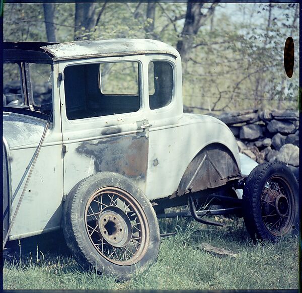 [192 Views of Junked Cars for Fortune Article "The Auto Junkyard"], Walker Evans (American, St. Louis, Missouri 1903–1975 New Haven, Connecticut), Color film transparency
