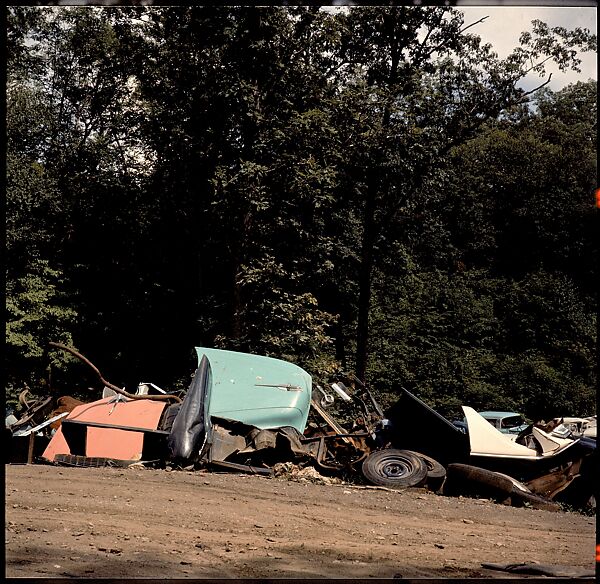 [192 Views of Junked Cars for Fortune Article "The Auto Junkyard"], Walker Evans (American, St. Louis, Missouri 1903–1975 New Haven, Connecticut), Color film transparency