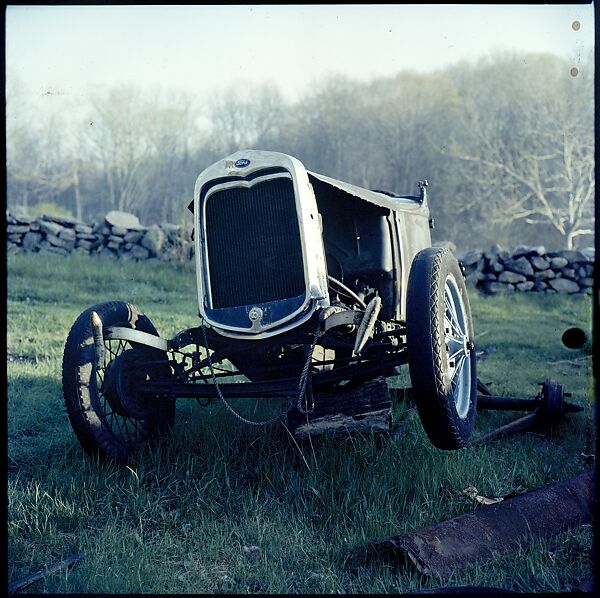 [192 Views of Junked Cars for Fortune Article "The Auto Junkyard"], Walker Evans (American, St. Louis, Missouri 1903–1975 New Haven, Connecticut), Color film transparency
