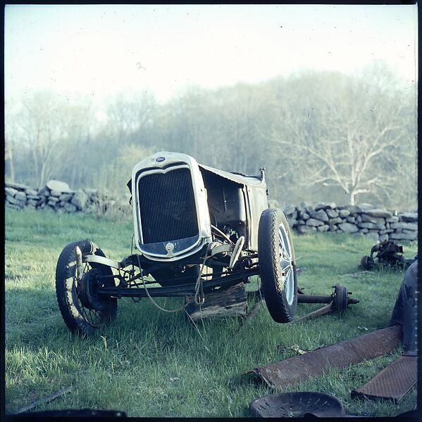 [192 Views of Junked Cars for Fortune Article "The Auto Junkyard"], Walker Evans (American, St. Louis, Missouri 1903–1975 New Haven, Connecticut), Color film transparency