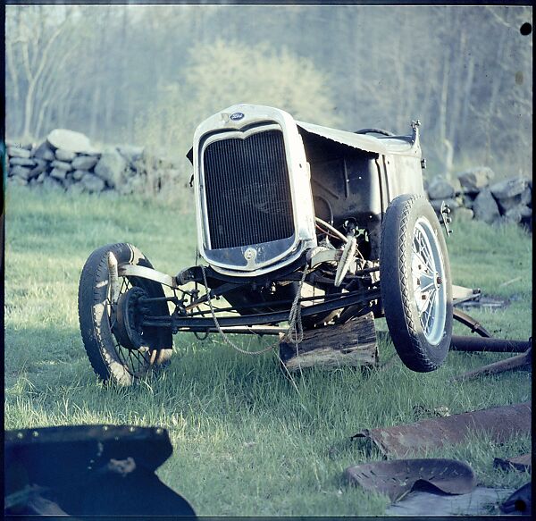 [192 Views of Junked Cars for Fortune Article "The Auto Junkyard"], Walker Evans (American, St. Louis, Missouri 1903–1975 New Haven, Connecticut), Color film transparency