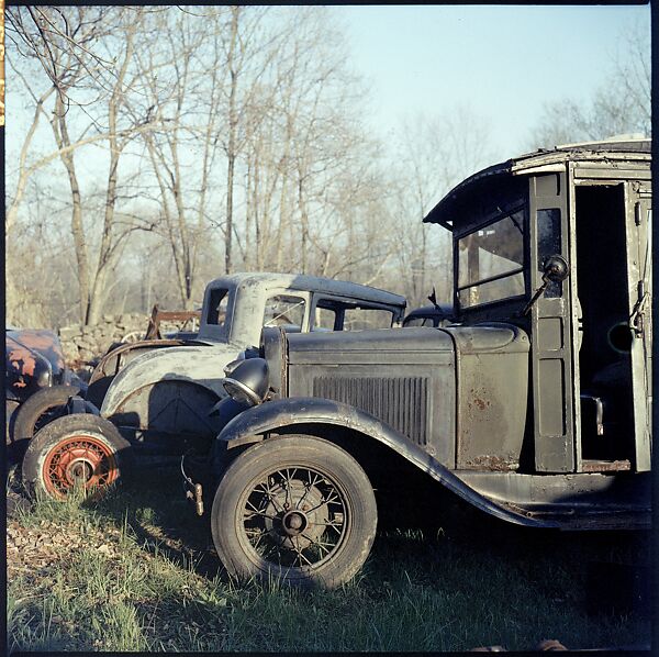 [192 Views of Junked Cars for Fortune Article "The Auto Junkyard"], Walker Evans (American, St. Louis, Missouri 1903–1975 New Haven, Connecticut), Color film transparency