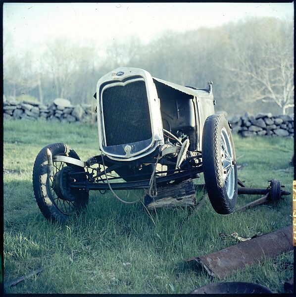 [192 Views of Junked Cars for Fortune Article "The Auto Junkyard"], Walker Evans (American, St. Louis, Missouri 1903–1975 New Haven, Connecticut), Color film transparency