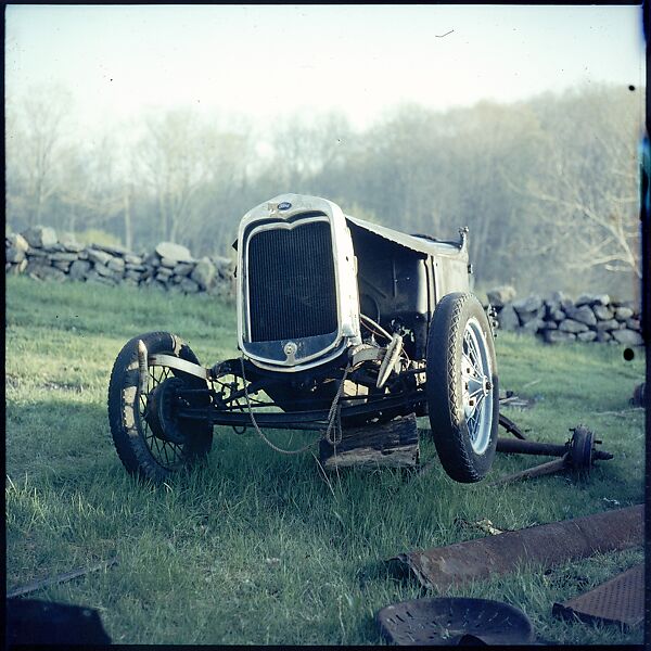 [192 Views of Junked Cars for Fortune Article "The Auto Junkyard"], Walker Evans (American, St. Louis, Missouri 1903–1975 New Haven, Connecticut), Color film transparency