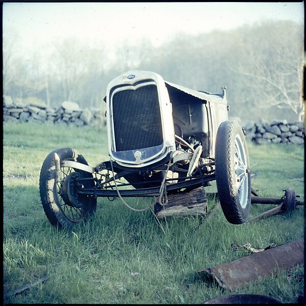 [192 Views of Junked Cars for Fortune Article "The Auto Junkyard"], Walker Evans (American, St. Louis, Missouri 1903–1975 New Haven, Connecticut), Color film transparency